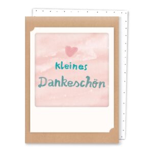 Photo-Postkarte "kleines Dankeschön" von Pickmotion