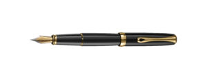 Füllfeder der Excellence A2 Serie in schwarz-gold von Diplomat